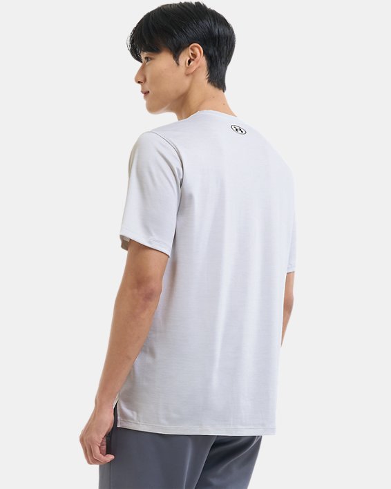 男士UA Tech™ Vent短袖T恤 in White image number 1